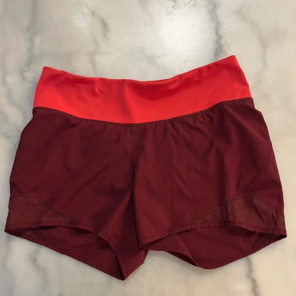 Old Navy Red Athletic Running Shorts - Picture 4 of 11